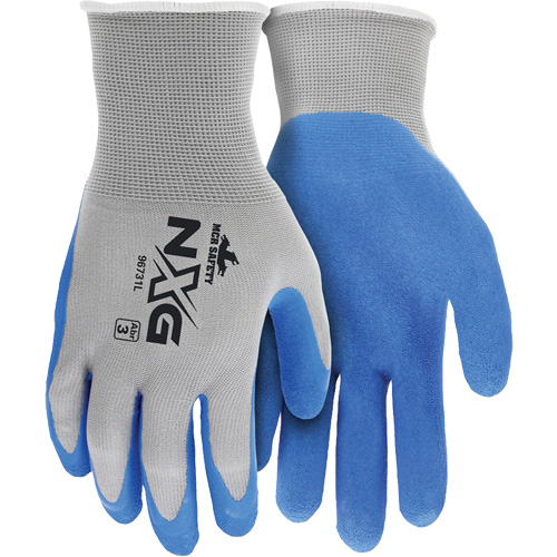 NXG&reg; Coated Gloves, Large, Rubber Latex Coating, 13 Gauge, Nylon Shell Haskins Industrial Inc.