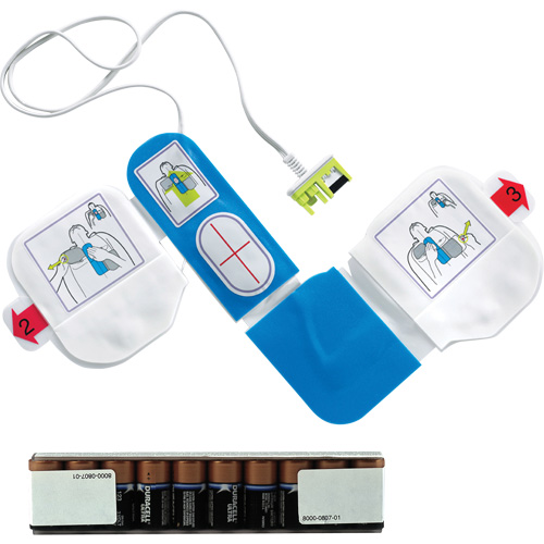 Ensemble de bloc-pile & CPR-D-Padz, Zoll AED Plus Pour, Classe 4 Haskins Industrial Inc.