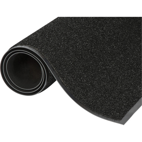 Jasper Entrance Mats, Wiper/Scraper, 2' x 3' x 5/16", Black Haskins Industrial Inc.