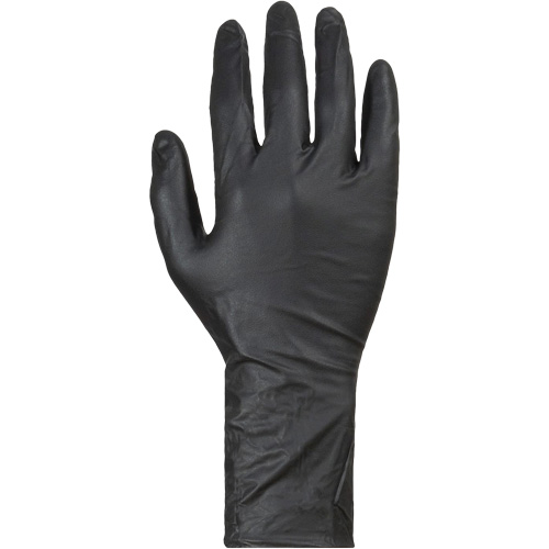Gants jetables KeepKleen, Petit, Nitrile, 8 mils, Sans poudre, Noir Haskins Industrial Inc.
