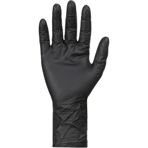 Gants jetables KeepKleen, Petit, Nitrile, 8 mils, Sans poudre, Noir Haskins Industrial Inc.