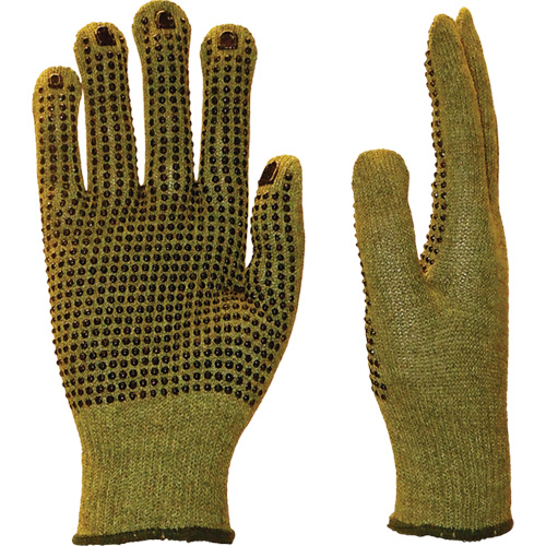 Confortpicot Cut Resistant Gloves, Size 9, 10 Gauge, PVC Coated, Aramid Shell, EN 388 Level 3 Haskins Industrial Inc.