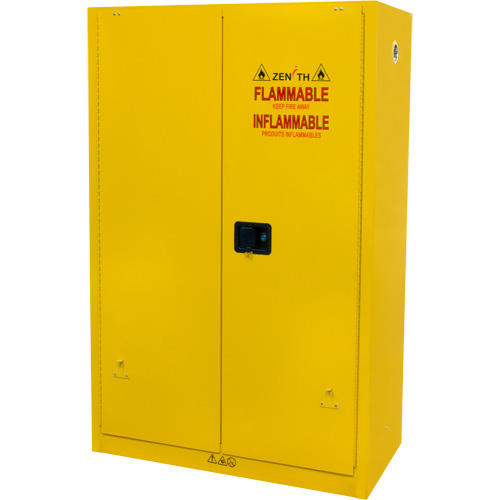 Armoire pour produits inflammables, 45 gal., 2 Porte(s), 43" La x 65" h x 18" p Haskins Industrial Inc.