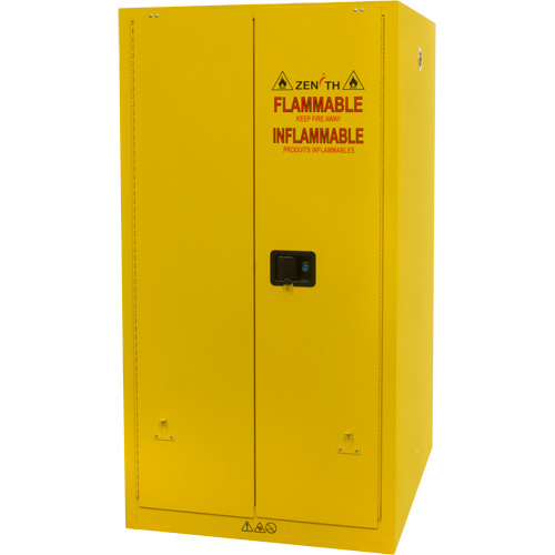 Flammable Storage Cabinet, 60 gal., 2 Door, 34" W x 65" H x 34" D Haskins Industrial Inc.