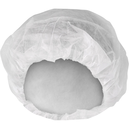 Bonnets bouffants &agrave; usage l&eacute;ger KleenGuard A10, SMMMS, 21", Blanc Haskins Industrial Inc.