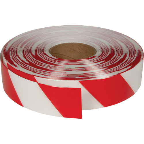 ArmorStripe&reg; Ultra Durable Floor Tape, 2" x 100', PVC, Red and White Haskins Industrial Inc.