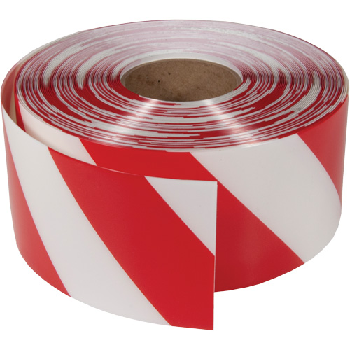 ArmorStripe&reg; Ultra Durable Floor Tape, 4" x 100', PVC, Red and White Haskins Industrial Inc.