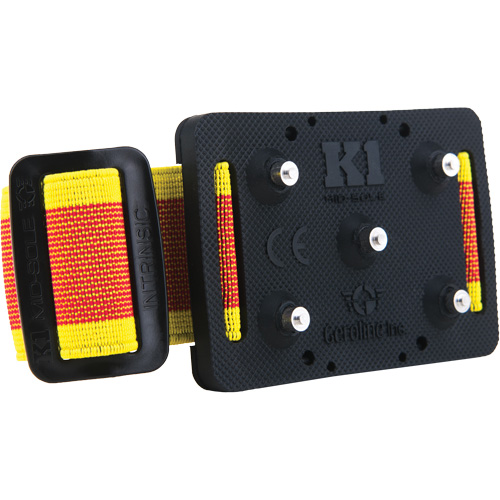 Crampons &agrave; glace mi-semelles intrins&egrave;ques, M&eacute;lange de polym&egrave;re, Traction Crampon, Taille unique Haskins Industrial Inc.