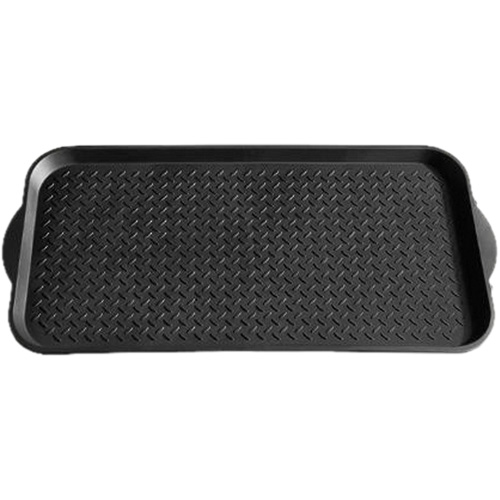Boot Tray, Plastic, Black, 19" L x 39" W Haskins Industrial Inc.