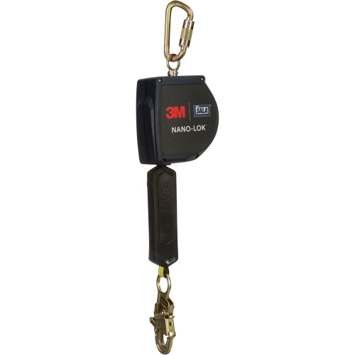 Nano-Lok Extended Length Self Retracting Lifeline, 20', Dyneema&reg;, Swivel Haskins Industrial Inc.