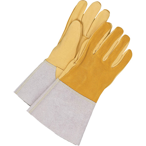 Welder Gloves, Grain Deerskin, Size Small Haskins Industrial Inc.