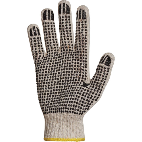 Gant en tricot avec pois de PVC Sure Grip, Poly/coton, Un c&ocirc;t&eacute;, Calibre 7, T-petit Haskins Industrial Inc.