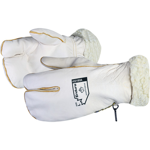 Endura&reg; Cowgrain Winter Mitt with Acrylic-Pile Lining, Size Large, Mitt Haskins Industrial Inc.
