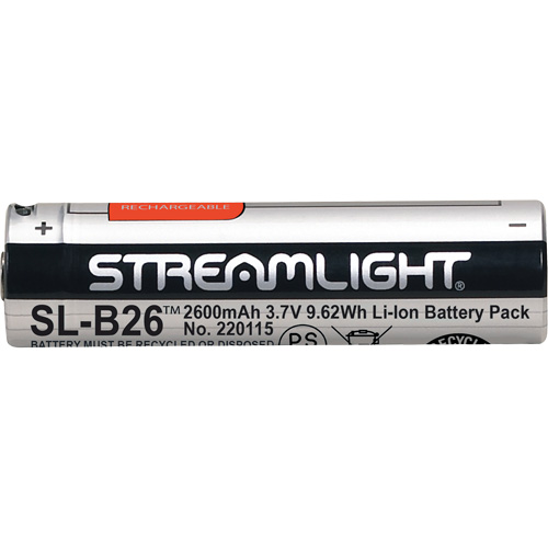 SL-B26&reg; Rechargeable USB Battery Pack, 18650, 3.7 V Haskins Industrial Inc.