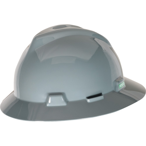 Casque de s&eacute;curit&eacute; &agrave; fente et bordure compl&egrave;te V-Gard, Suspension &agrave; douille, Non ventil&eacute; Haskins Industrial Inc.
