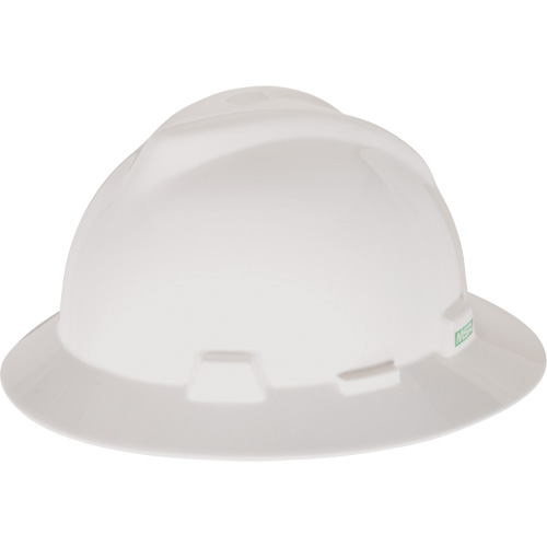 Casque de s&eacute;curit&eacute; &agrave; fente et bordure compl&egrave;te V-Gard, Suspension &agrave; douille, Non ventil&eacute; Haskins Industrial Inc.