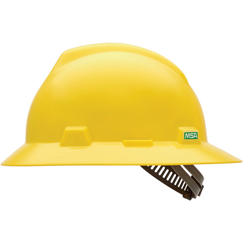 V-Gard&reg; Slotted Full-Brim Hardhat, Pinlock Suspension, Non-Vented Haskins Industrial Inc.