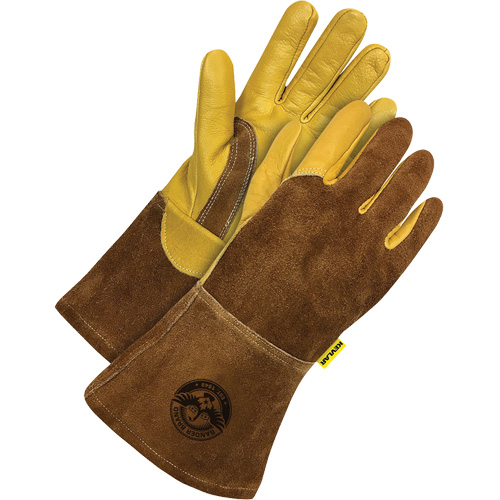 Gants pour soudeur, Cuir fleur de vache, Taille 2T-Grand Haskins Industrial Inc.
