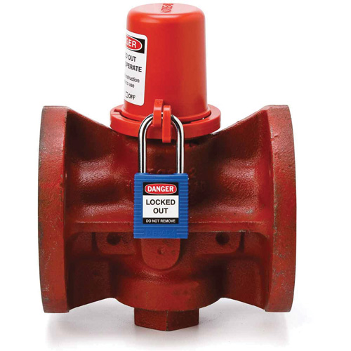 Housse de s&eacute;curit&eacute; pour fontaine et dispositif de cadenassage pour robinet &agrave; tournant, Ensemble Vanne/Robinet &agrave; eau Haskins Industrial Inc.