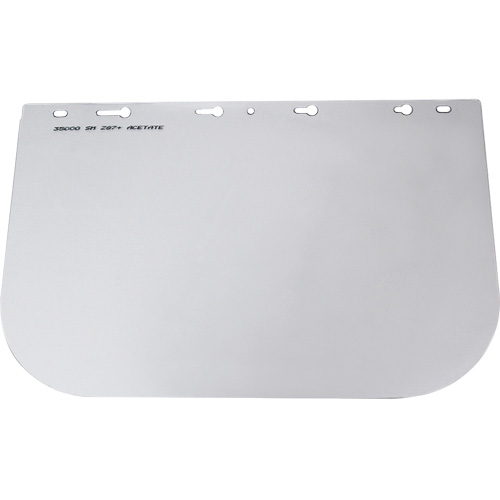 390 Series Replacement Faceshield, Acetate, Clear Tint Haskins Industrial Inc.