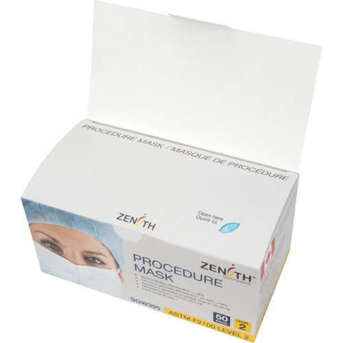 Disposable Procedure Face Masks, ASTM F2100 Level 2, Class 1 Haskins Industrial Inc.