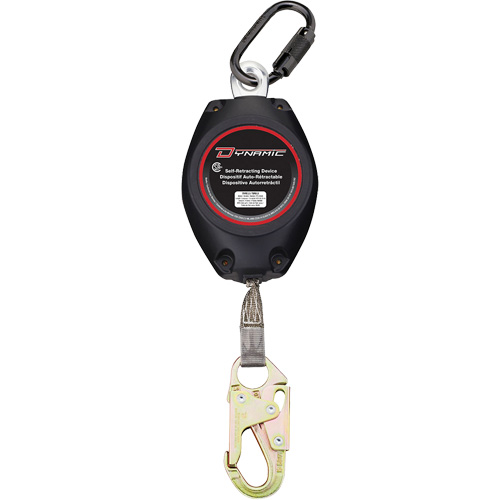 Dynamic Self-Retracting Lifeline, 20', Dyneema&reg;, Swivel Haskins Industrial Inc.