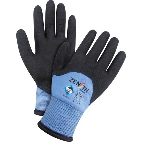 Gants enduits ZX-30° de premi&egrave;re qualit&eacute;, Grand, R&ecirc;vetement Mousse de PVC, Calibre 15, Enveloppe en Nylon Haskins Industrial Inc.