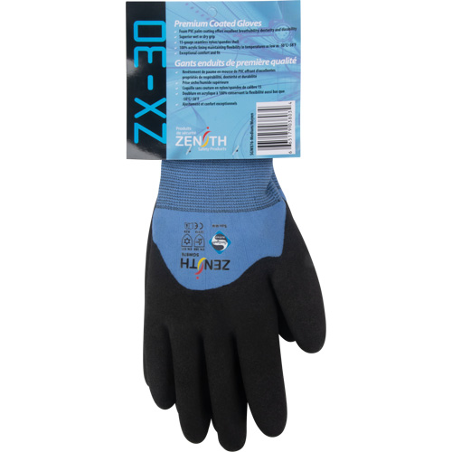 Gants enduits ZX-30° de premi&egrave;re qualit&eacute;, Grand, R&ecirc;vetement Mousse de PVC, Calibre 15, Enveloppe en Nylon Haskins Industrial Inc.