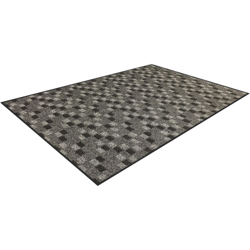 Terra Nova Classic Entrance Mat, Wiper, 3' x 5' x 5/16", Charcoal Haskins Industrial Inc.