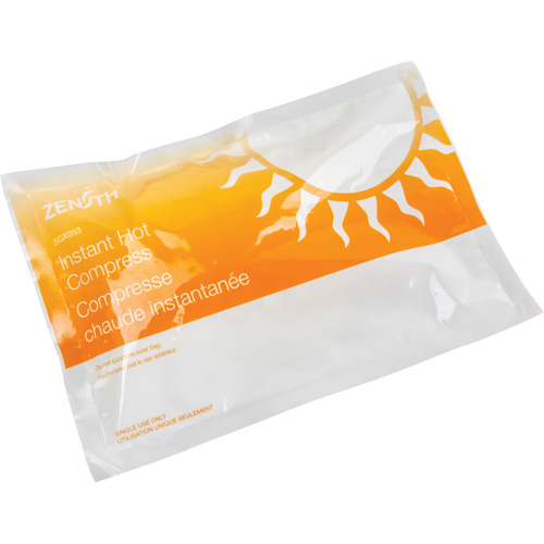 Instant Compress, Hot, Single Use, 6" x 9" Haskins Industrial Inc.