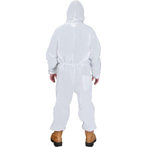 Hooded Coveralls, X-Large, White, SMS Haskins Industrial Inc.