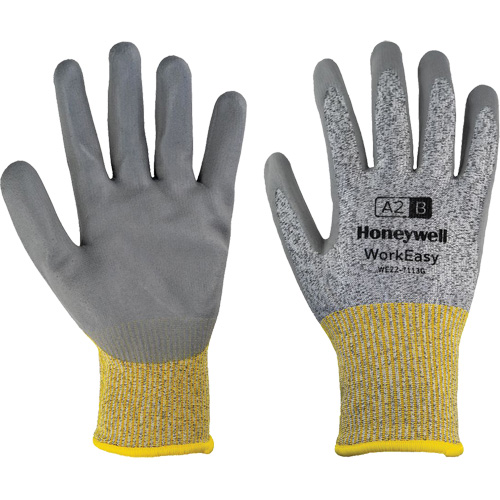Gants de protection contre les coupures WorkEasy, Taille 6/T-petit, Calibre 13, Rev&ecirc;tement Polyur&eacute;thane, Enveloppe en PEHP/Fibre de verre, ASTM ANSI niveau A2/EN 388 niveau B Haskins Industrial Inc.