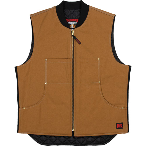 WV04 Moto Vest, Men's, Small, Brown Haskins Industrial Inc.