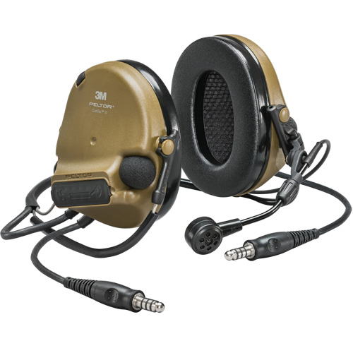 Peltor ComTac VI NIB Dual Lead Headset, Neckband Style, 22 dB Haskins Industrial Inc.