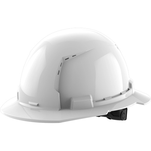 Full Brim Hardhat, Meets CSA Type 1, Ratchet Suspension, Vented Haskins Industrial Inc.