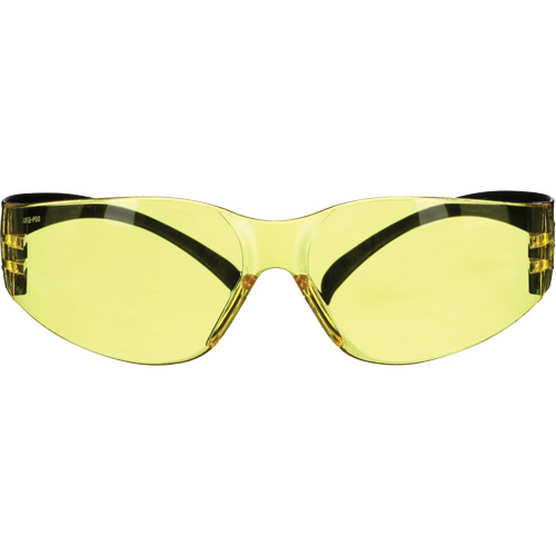 SecureFit 100 Series Safety Glasses, Amber Lens, Anti-Fog/Anti-Scratch, ANSI Z87+/Meets/Exceeds CSA Z94.3 Haskins Industrial Inc.