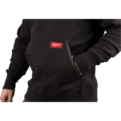 Heavy-Duty Pullover Hoodie, Men's, Small, Black Haskins Industrial Inc.