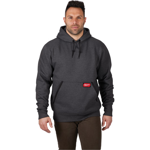 Heavy-Duty Pullover Hoodie, Men's, Small, Grey Haskins Industrial Inc.