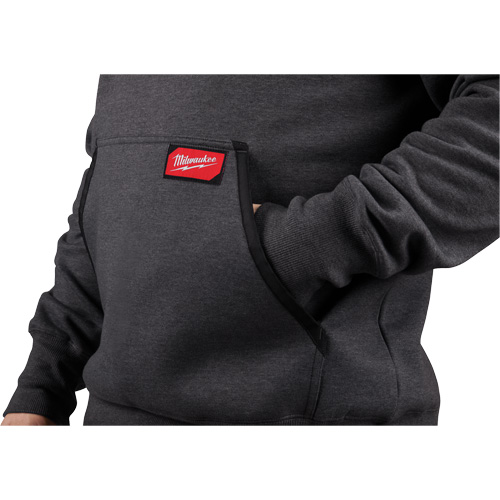 Heavy-Duty Pullover Hoodie, Men's, Small, Grey Haskins Industrial Inc.