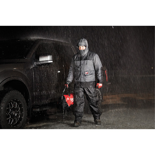 Blouson imperm&eacute;able Hydrobreak, Hommes, 3T-Grand, Gris Haskins Industrial Inc.