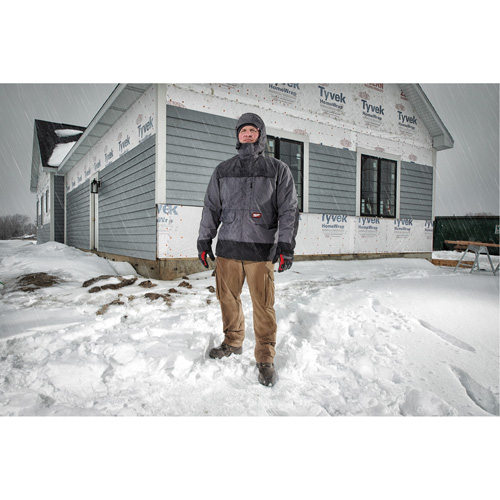 Blouson imperm&eacute;able Hydrobreak, Hommes, 3T-Grand, Gris Haskins Industrial Inc.