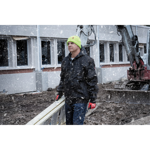 High-Visbility Cuffed Beanie, One Size, Green Haskins Industrial Inc.