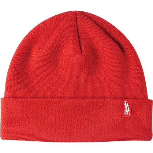 Cuffed Beanie, One Size, Red Haskins Industrial Inc.