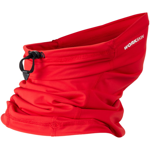 Workskin Neck Gaiter, Red, Polyester Haskins Industrial Inc.