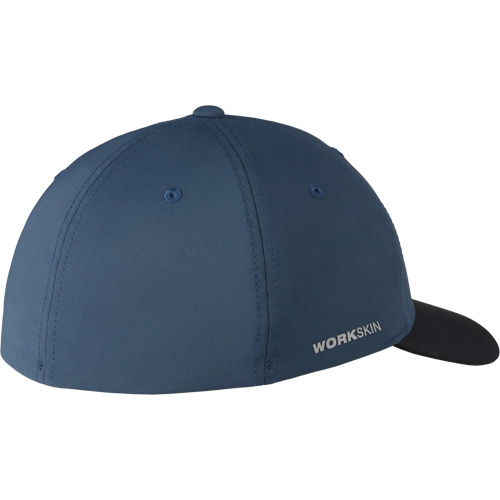 Casquette ajust&eacute;e Workskin, Bleu, Poly-coton Haskins Industrial Inc.