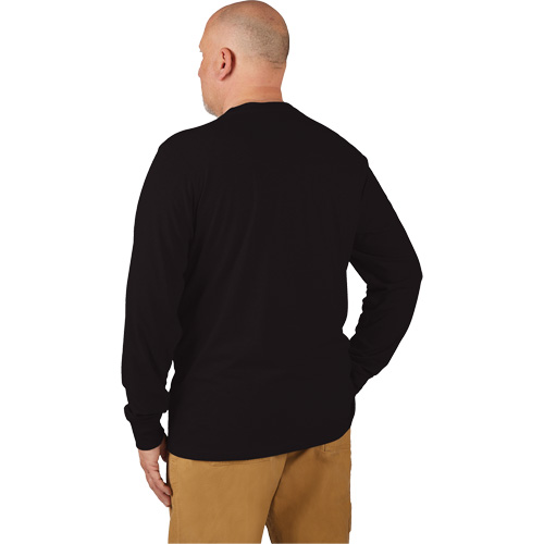 Hybrid Work Tee Shirt, Men's, Small, Black Haskins Industrial Inc.