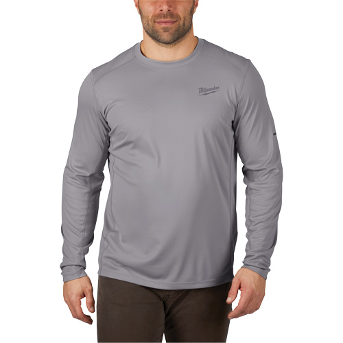 Workskin Lightweight Shirt, Men's, Small, Grey Haskins Industrial Inc.