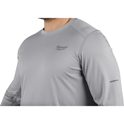 Workskin Lightweight Shirt, Men's, Small, Grey Haskins Industrial Inc.