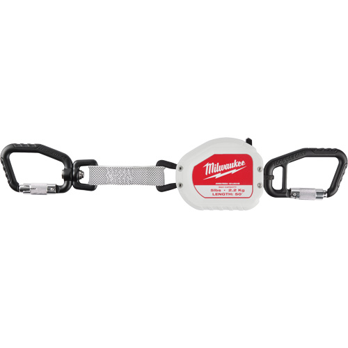Quick-Connect Tool Lanyard, Retractable, Dual Carabiner Haskins Industrial Inc.