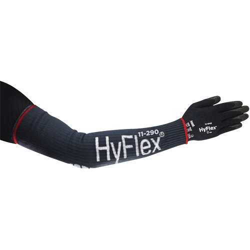 Manchon de compression &eacute;troit et long HyFlex, 18", Kevlar/Polyamide/Spandex/Acier inoxydable, Bleu Haskins Industrial Inc.